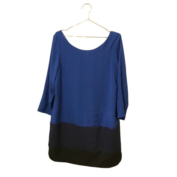 Express color block lined dress NWT size large - Picture 1 of 6